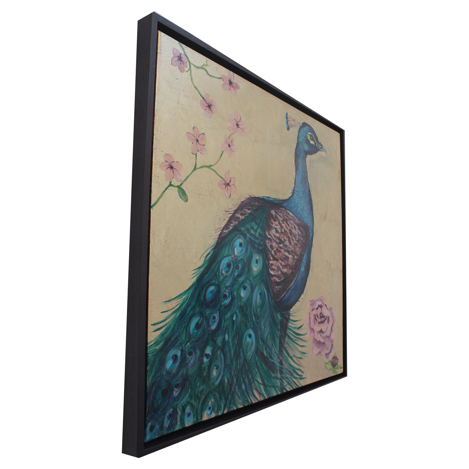 Gold Peacock Wall Decor