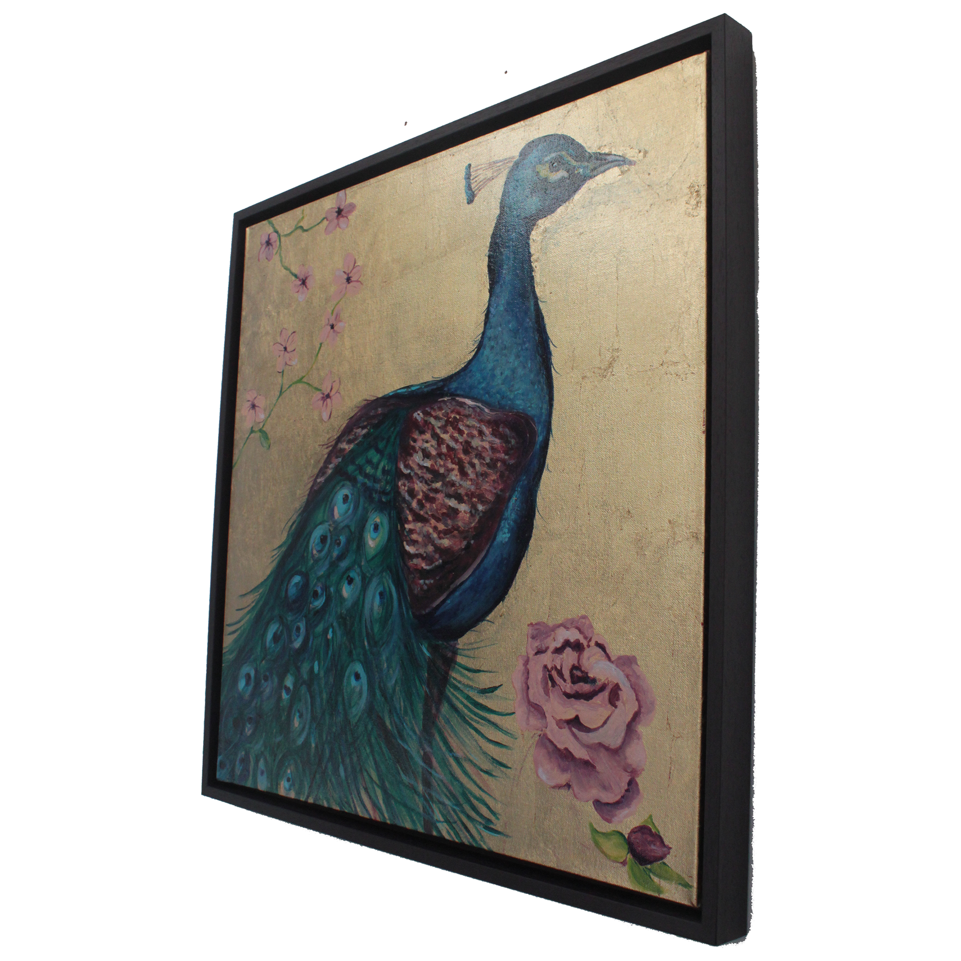Gold Peacock Wall Decor