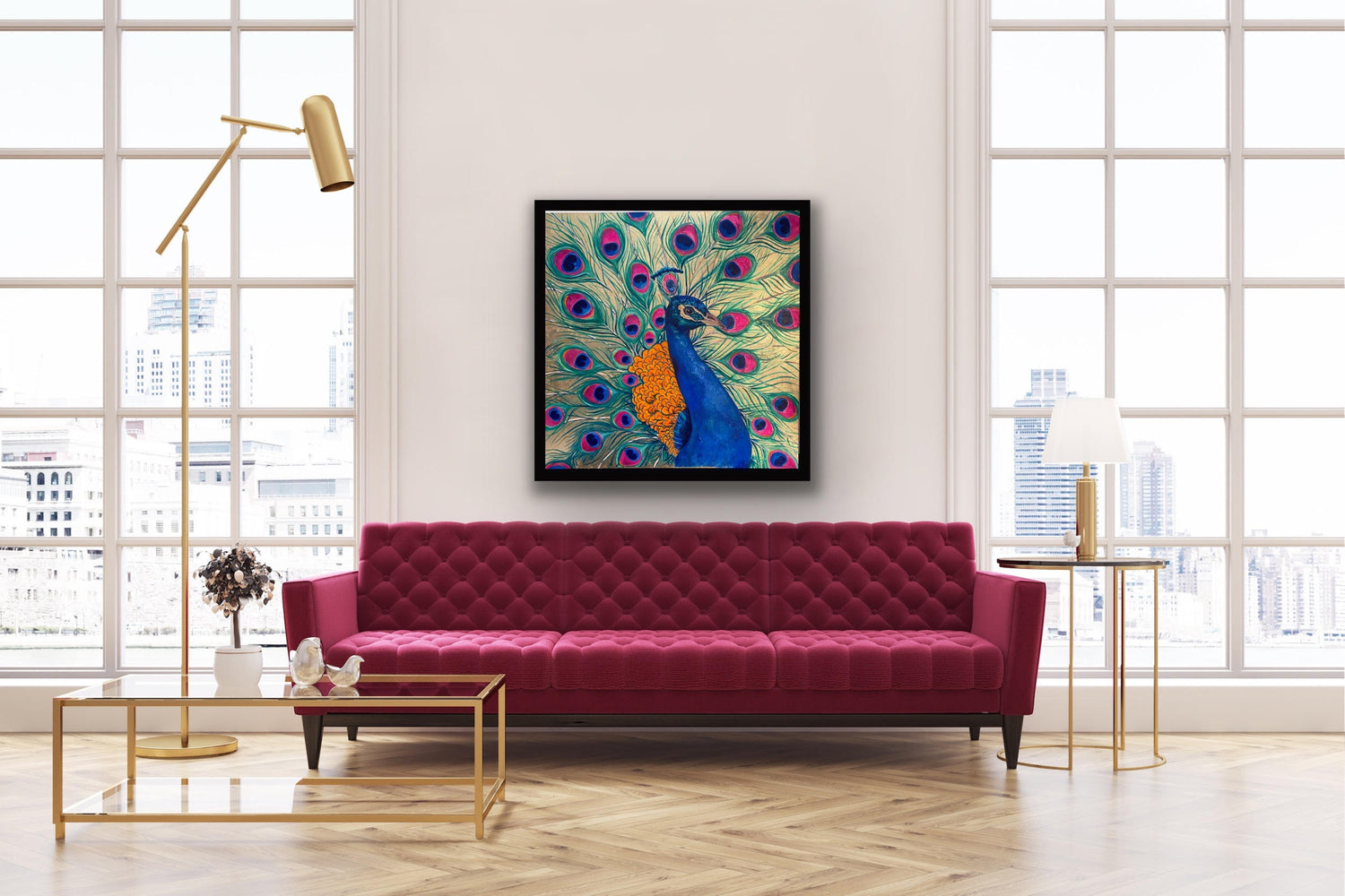 PARADE OF PEACOCKS