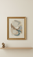 Abstract Canvas with Aged Gold Frame