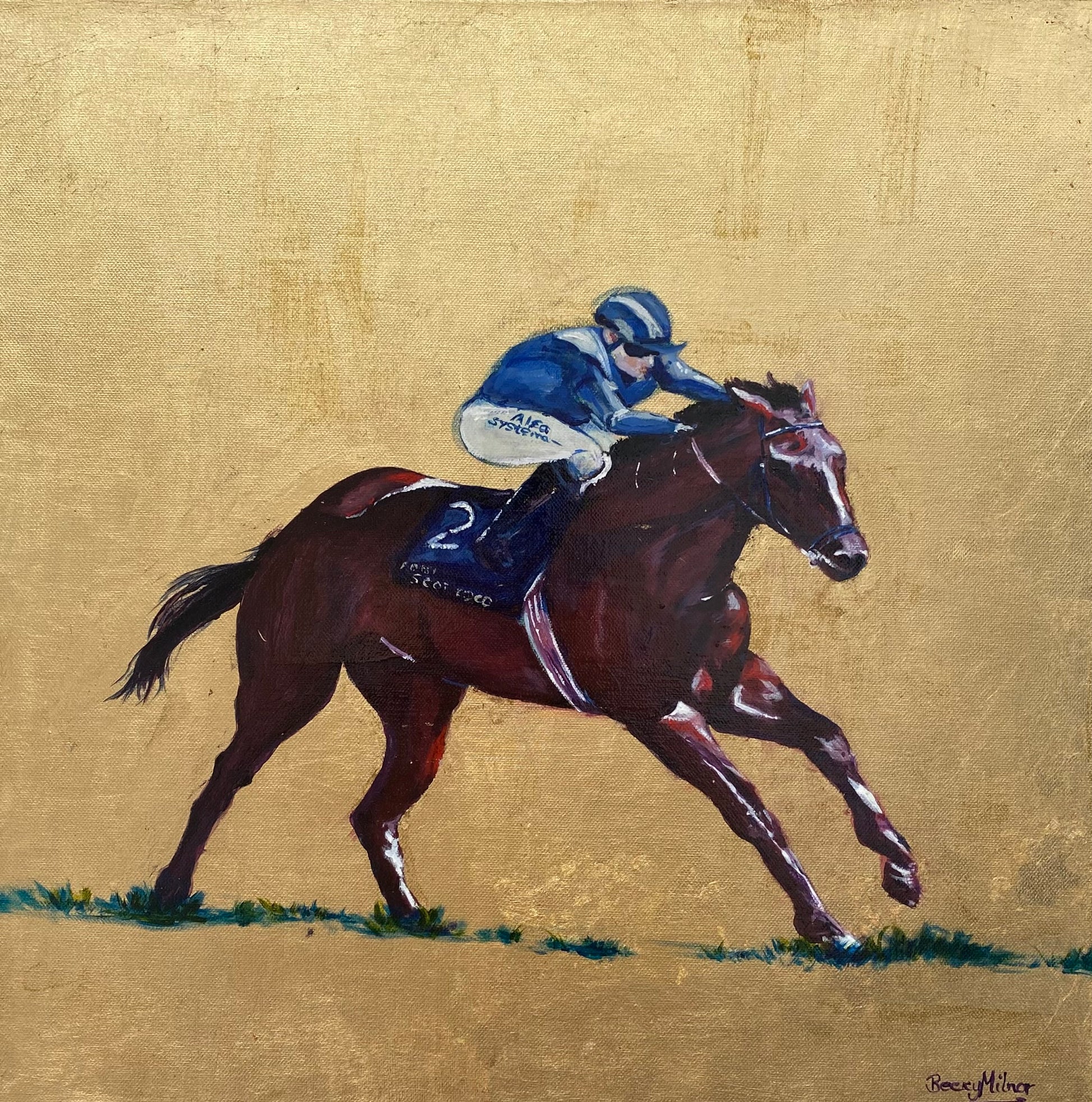 Horse Racing Wall Art