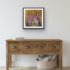 Boxing Hares Framed & Mounted Print