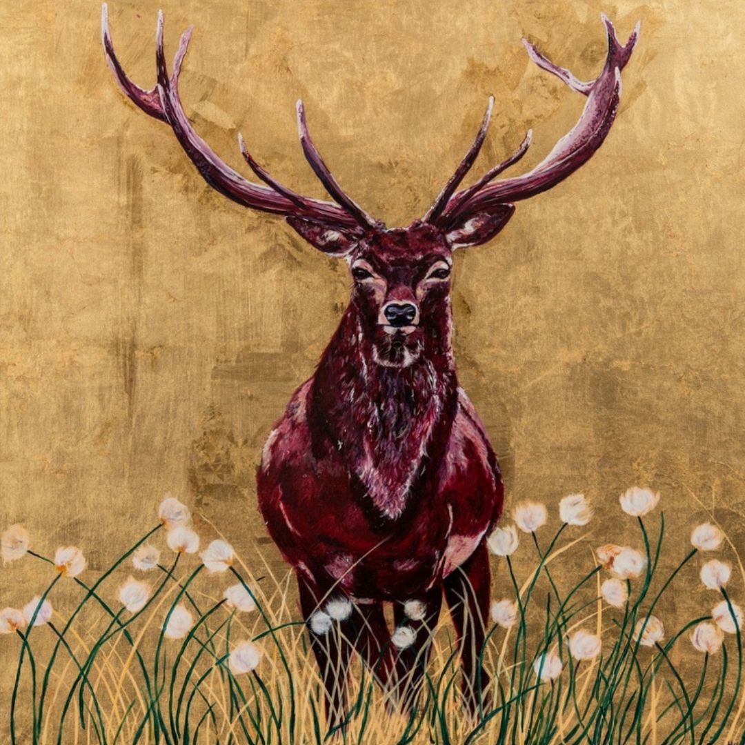 Cecil The Stag Framed & Mounted Print