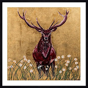 Cecil The Stag Framed & Mounted Print