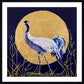 Clarissa The Crane Framed & Mounted Print