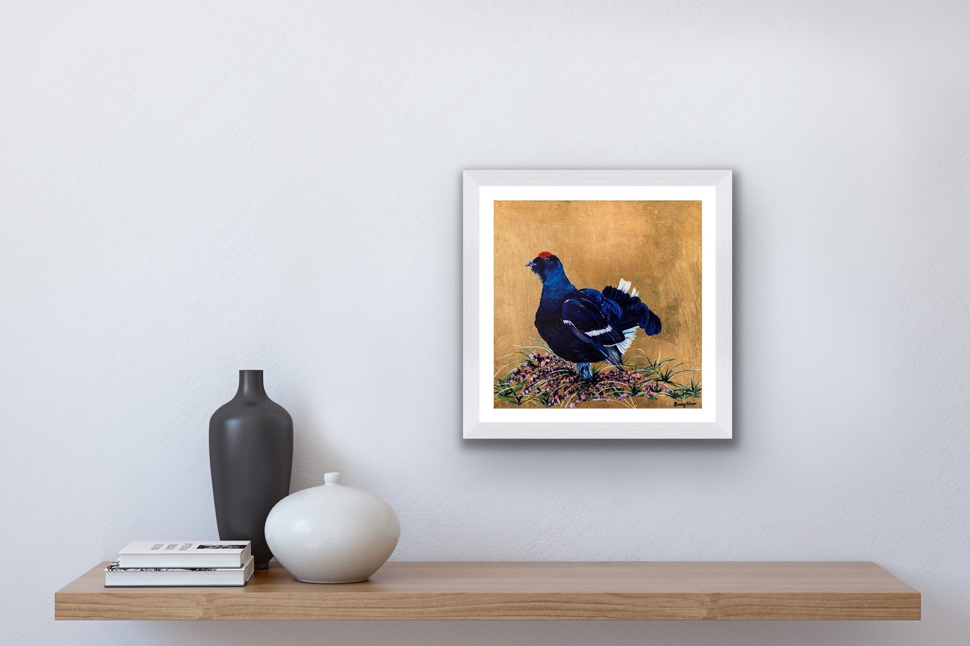 Gloria the Grouse Framed & Mounted Print