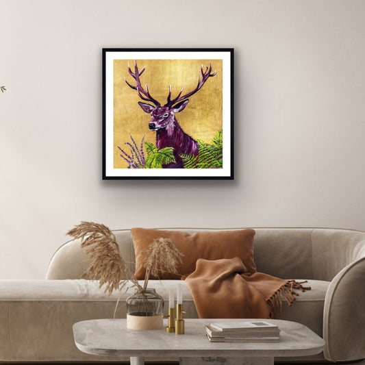 Golden Hart Framed & Mounted Print