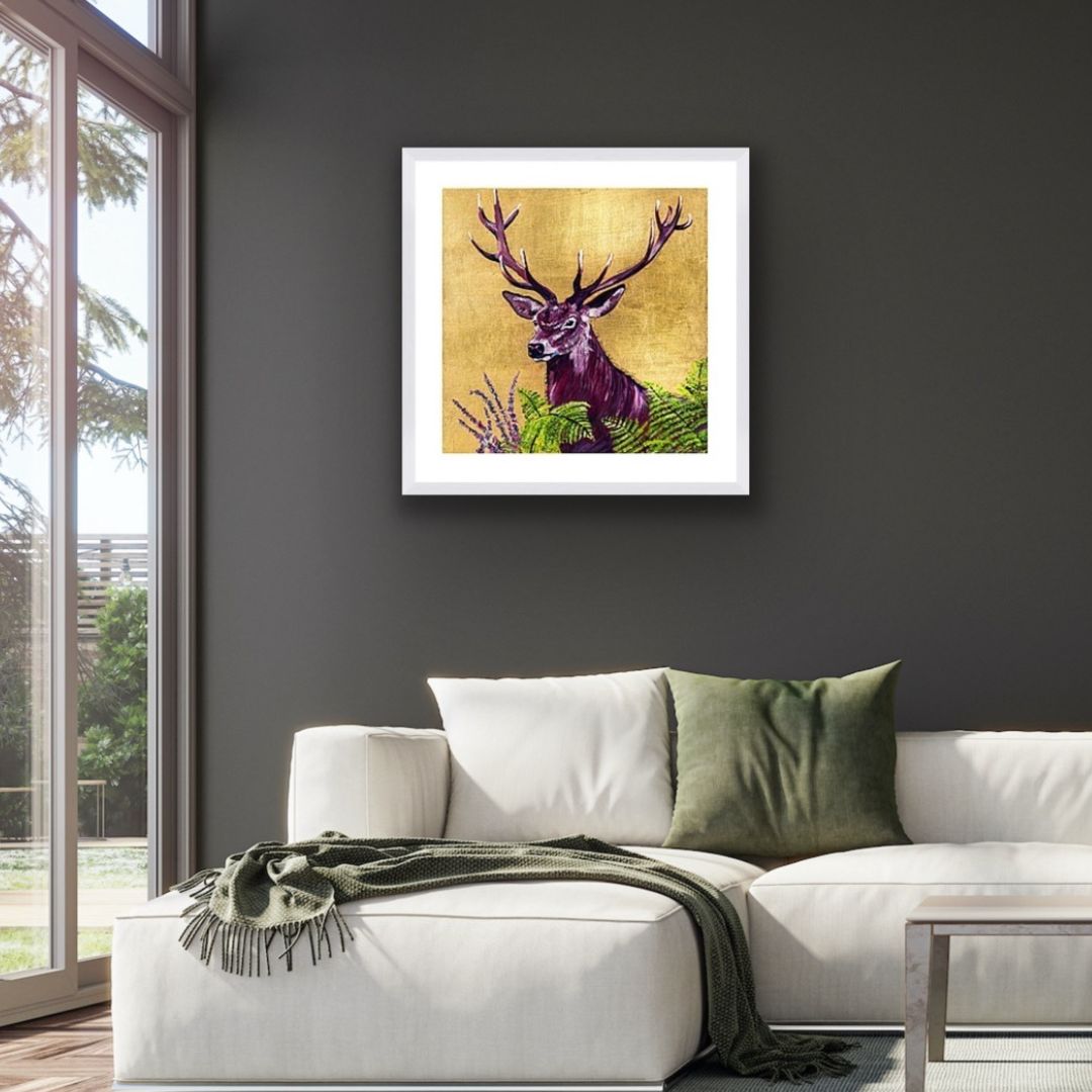 Golden Hart Framed & Mounted Print