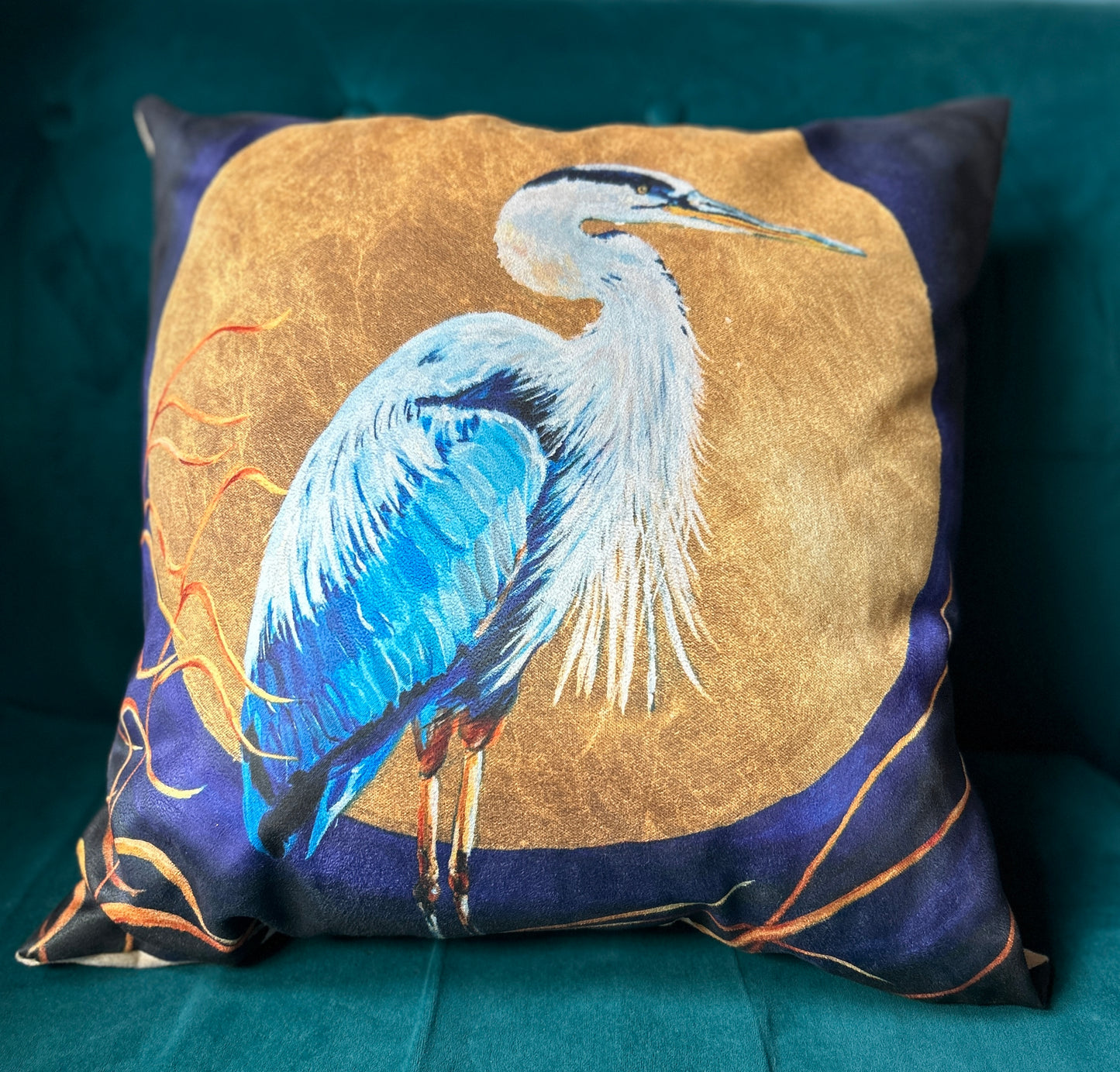 Harper the Heron Cushion