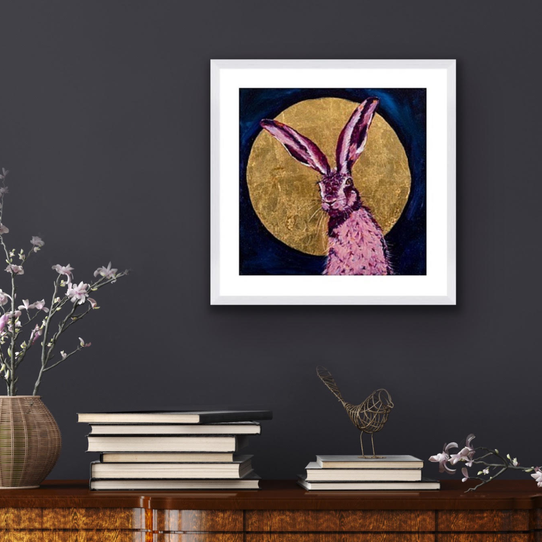 Herman the Hare Framed & Mounted Print