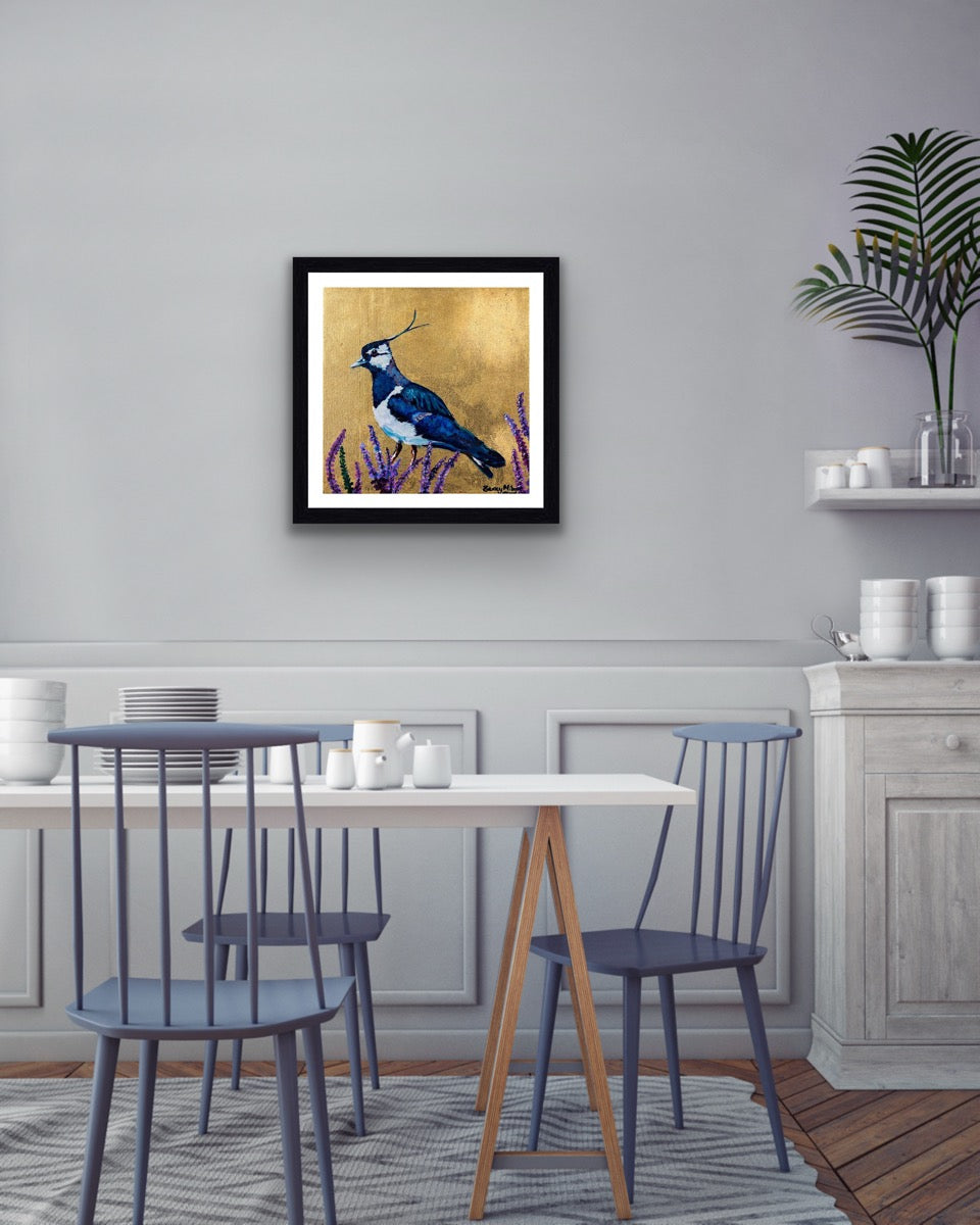 Laila the Lapwing Framed & Mounted Print