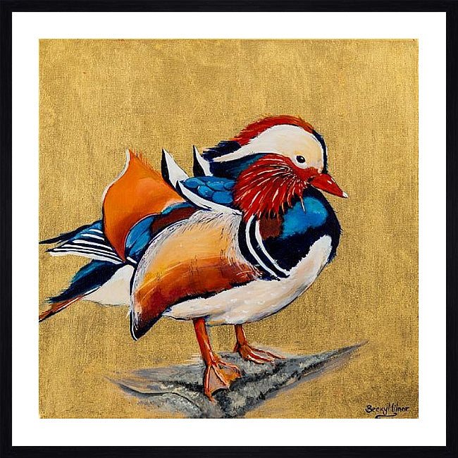 Monty the Mandarin Framed & Mounted Print