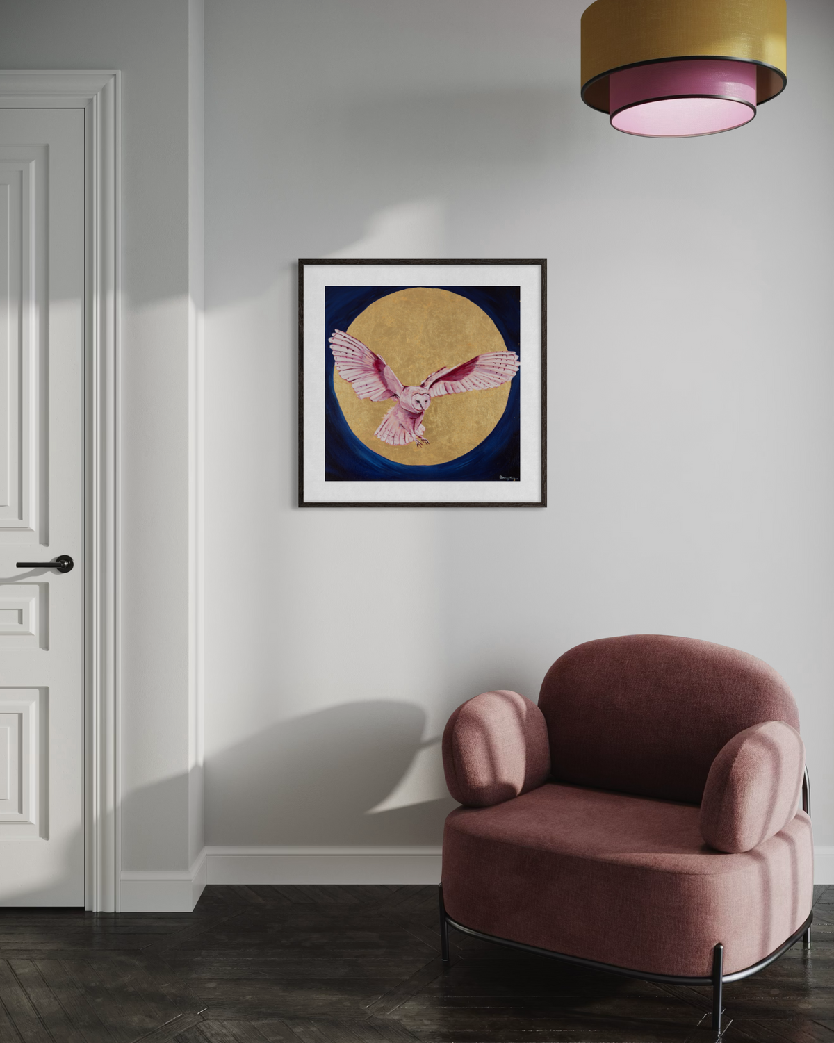 Octavia the Owl Framed & Mounted Print