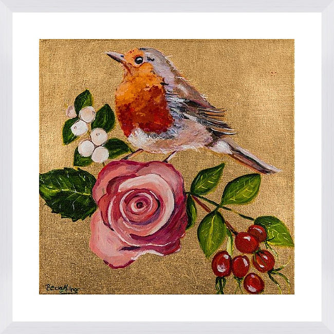 Rocking Robin Framed & Mounted Print