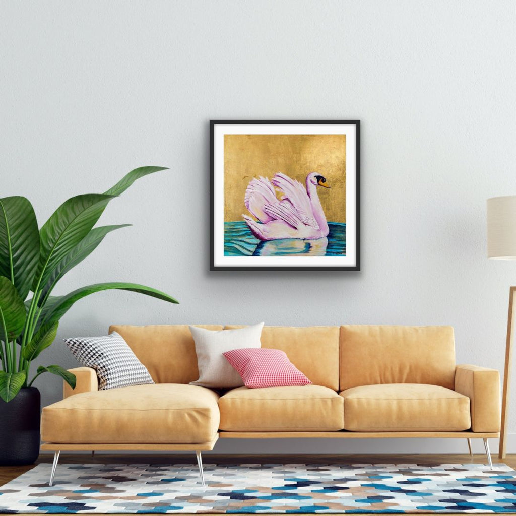 Sephora the Swan Framed & Mounted Print