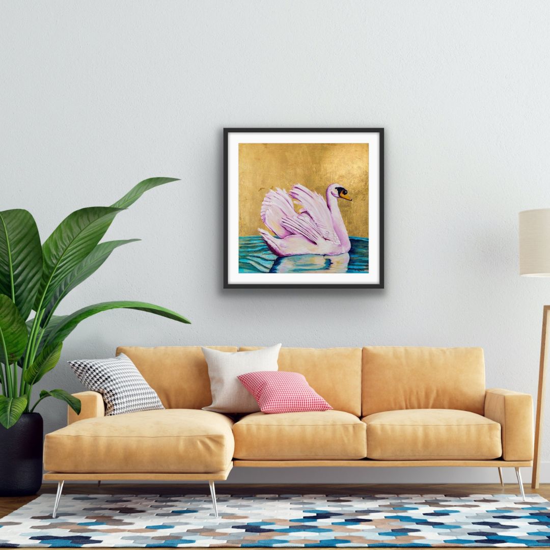 Sephora the Swan Framed & Mounted Print