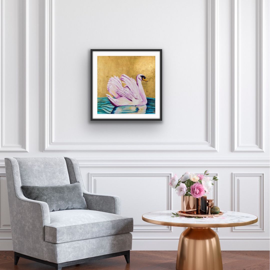Sephora the Swan Framed & Mounted Print