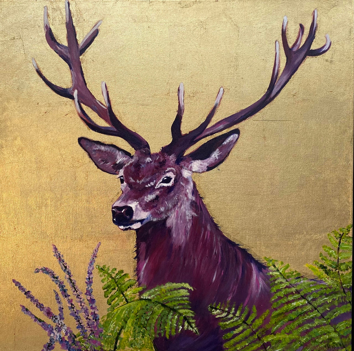 Deer Wall Art Canvas