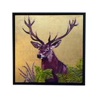 Deer Wall Art Canvas